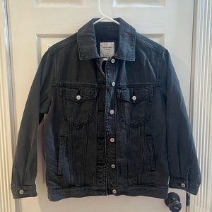 Abercrombie Black Denim Jacket